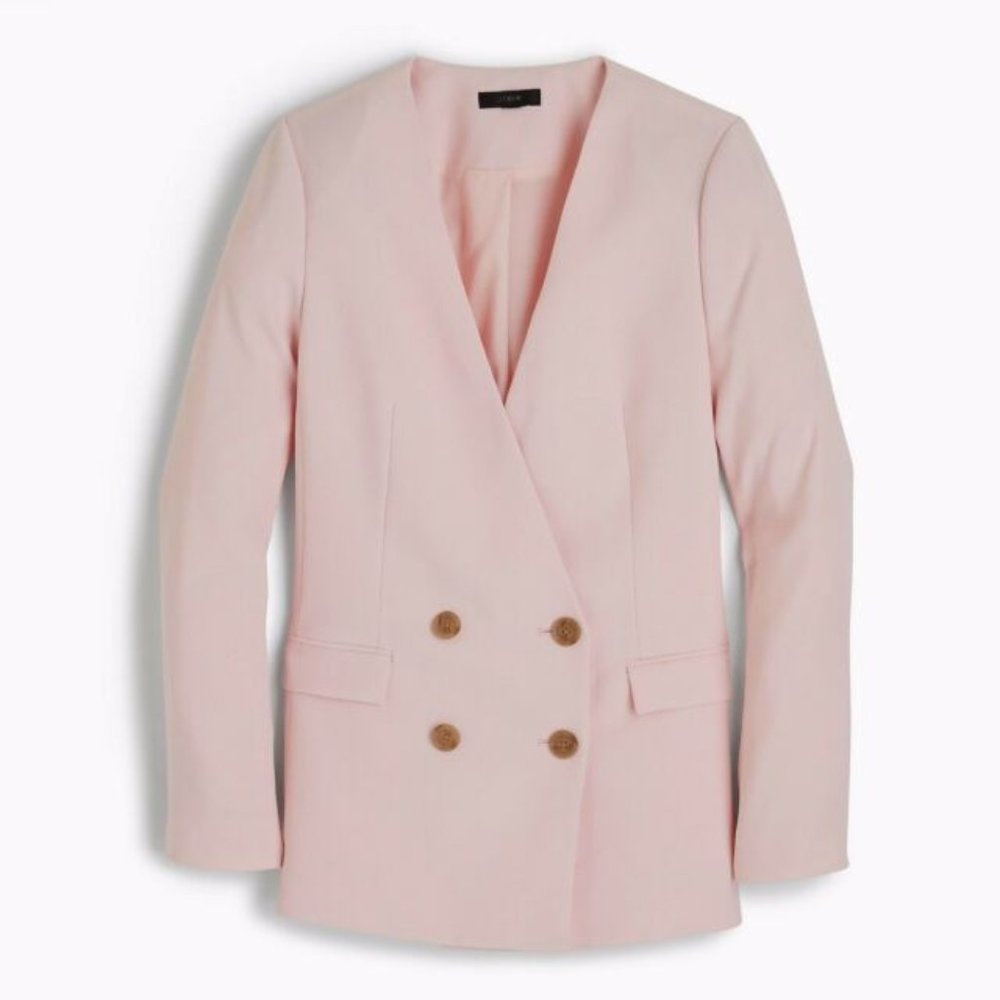 NWOT J. Crew French Girl Blazer in 365 Crepe